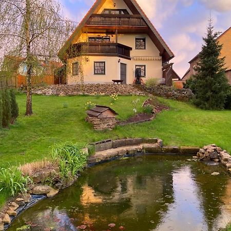 Ferienwohnung "Gruenes Tor" Bei Dresden Dohna Esterno foto