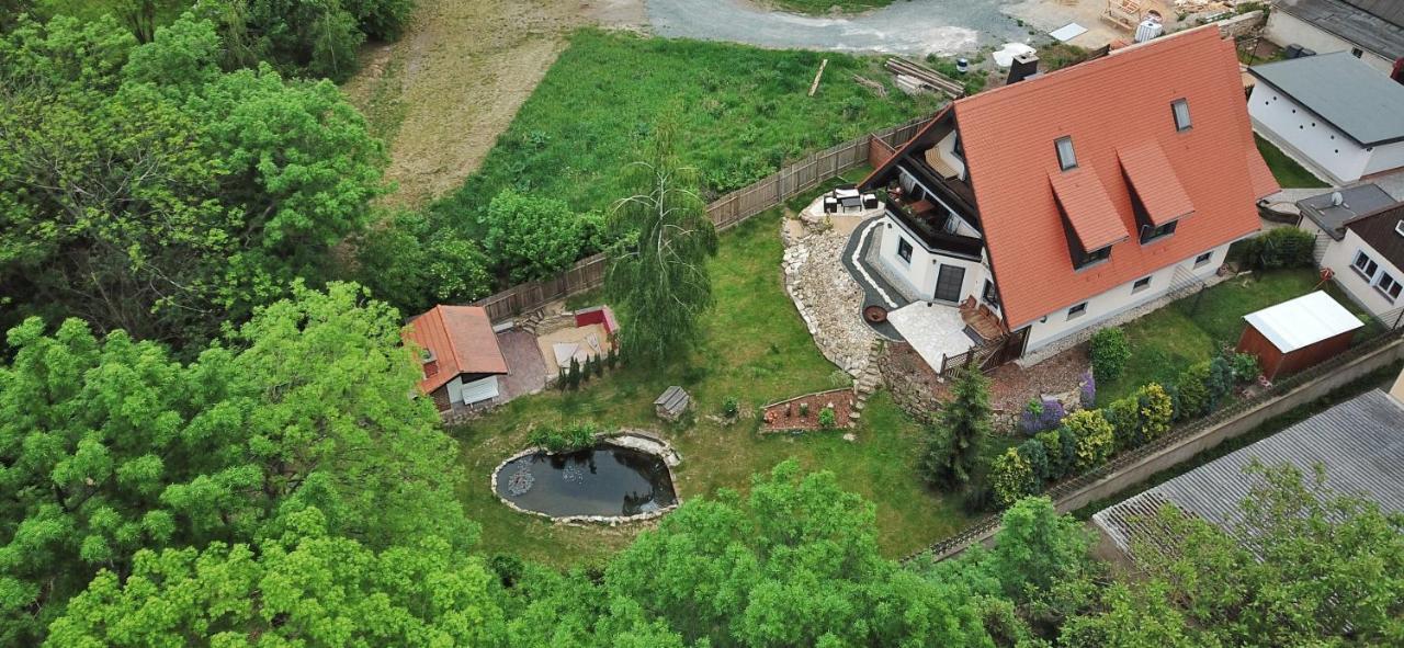 Ferienwohnung "Gruenes Tor" Bei Dresden Dohna Esterno foto
